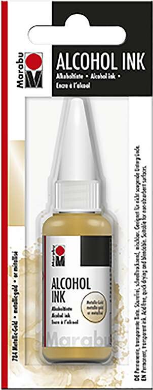 Marabu - Alcohol Ink - 20 Ml - Metallic Guld 784