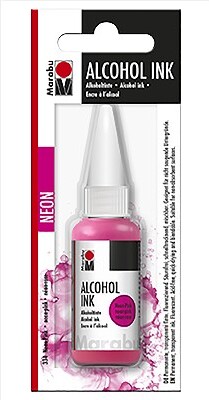Se Marabu - Alcohol Ink - 20 Ml - Neon Pink 334 hos Gucca.dk