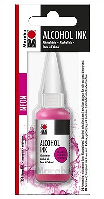 Marabu - Alcohol Ink - 20 Ml - Neon Pink 334