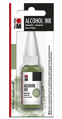 Se Marabu - Alcohol Ink - 20 Ml - Oliven Grøn 065 hos Gucca.dk