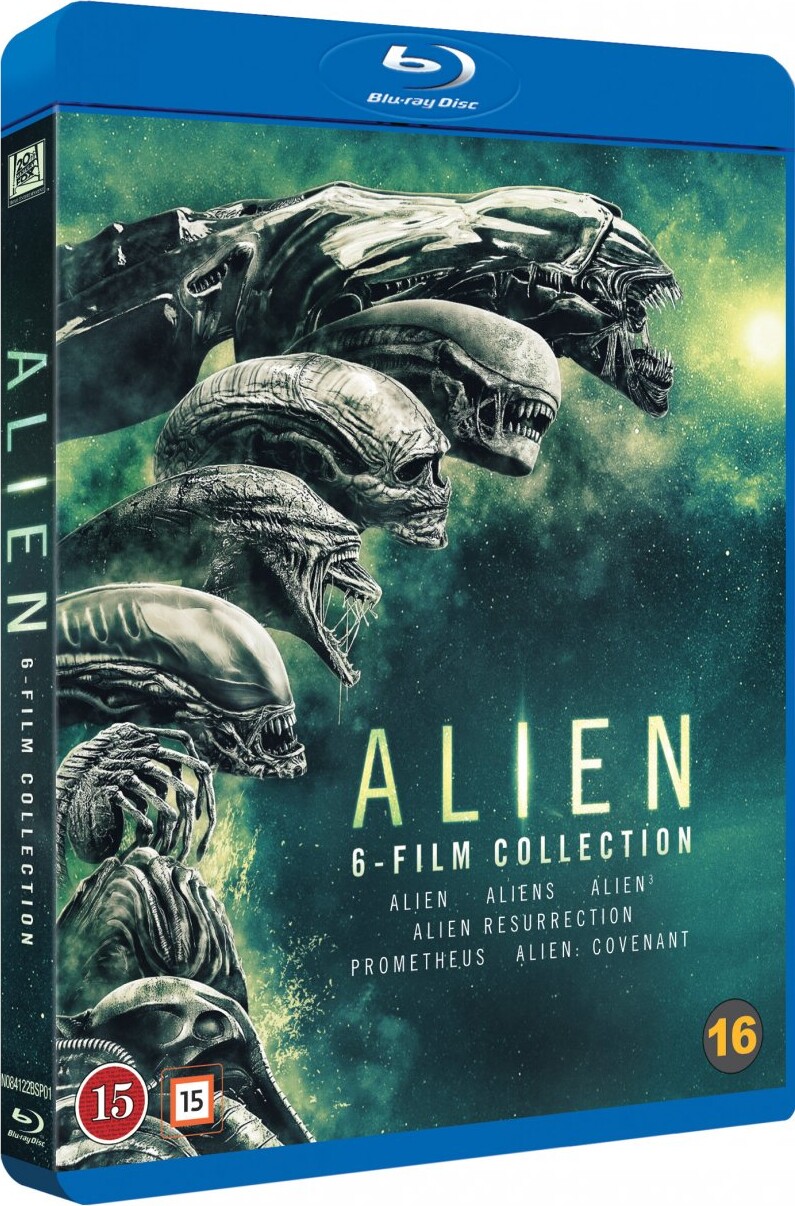 Alien 1-6 Boks - Blu-Ray