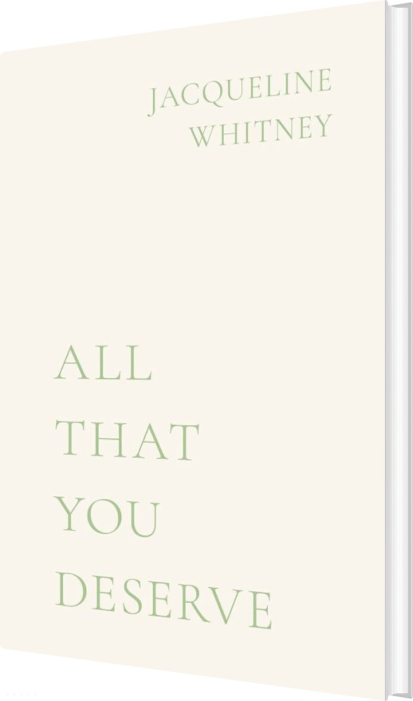 All That You Deserve - Jacqueline Whitney - English Book