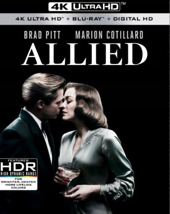 Allied - Brad Pitt 2016 - 4K Blu-Ray