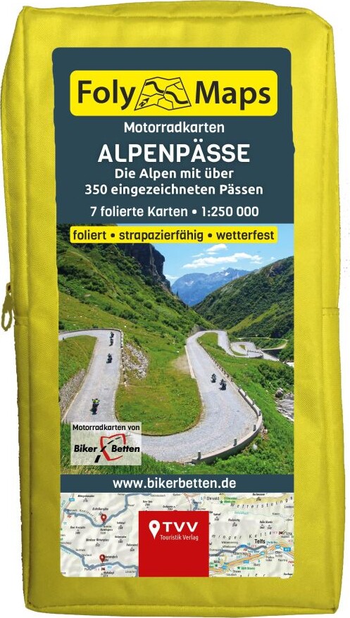 Foly Maps - Alpenpässe - English book