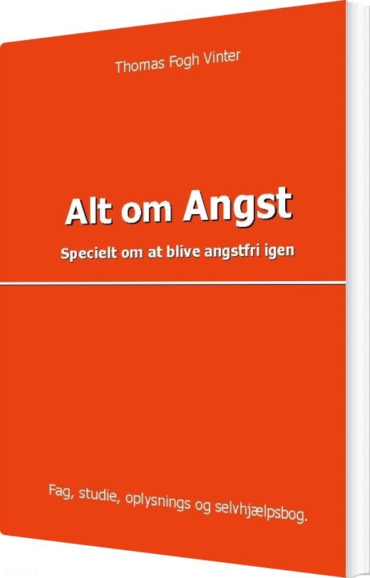 Billede af Alt Om Angst - Thomas Vinter - Bog