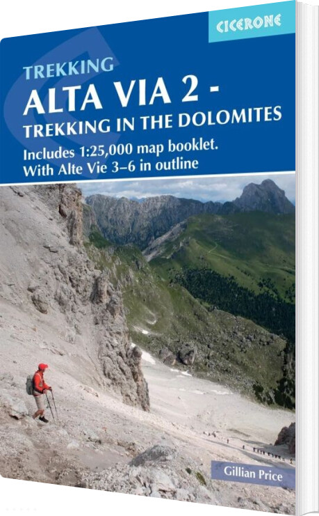 Alta Via 2 - Trekking In The Dolomites - English book