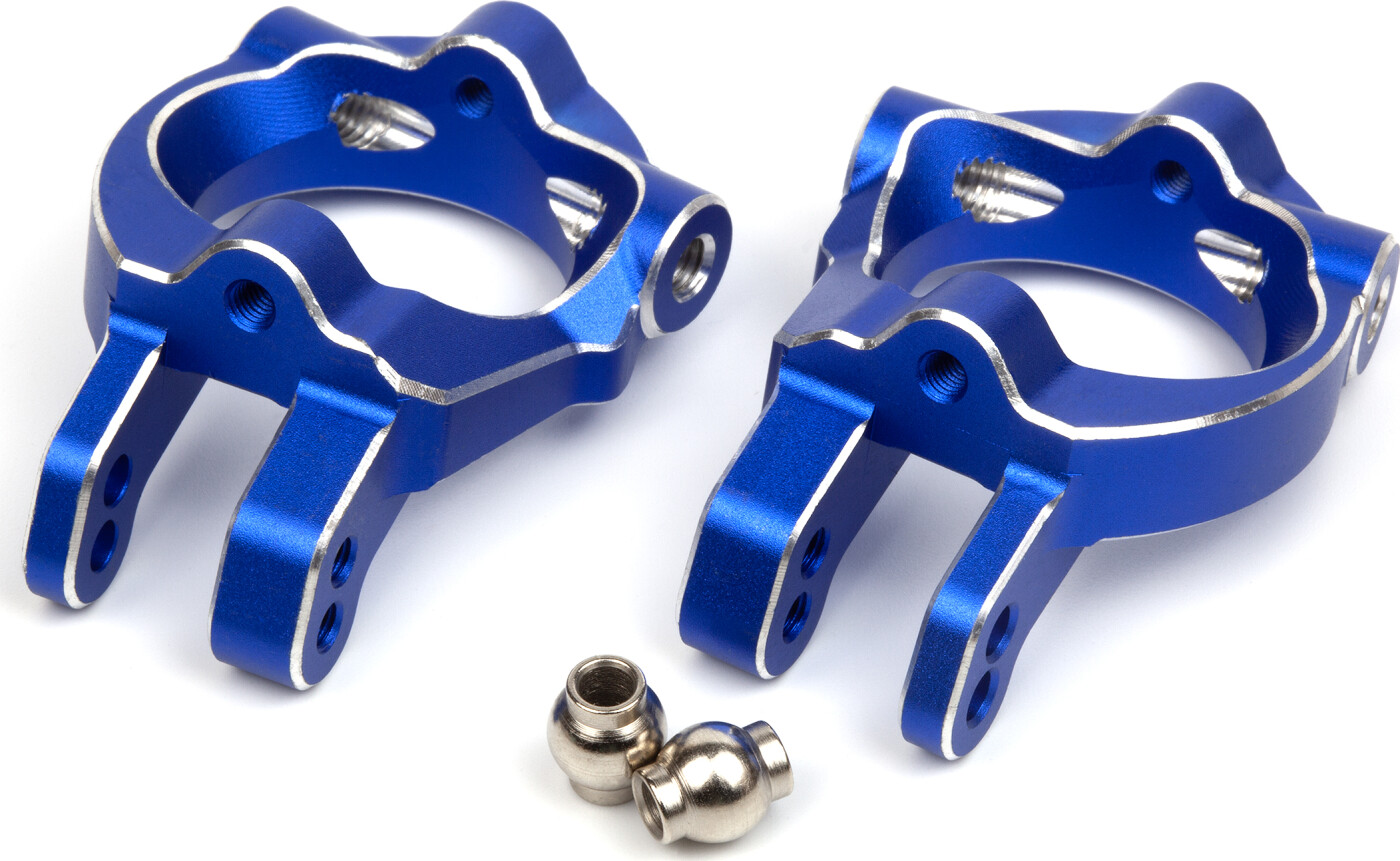 Aluminium C-hub Set (blue/left/right) - Mv150483 - Maverick Rc