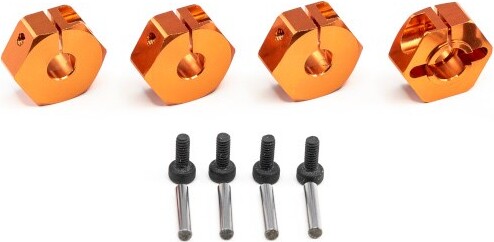 Billede af Aluminium Hex Hub Set Clamp Type (12mm Sport 3) - Hp160241 - Hpi Racing