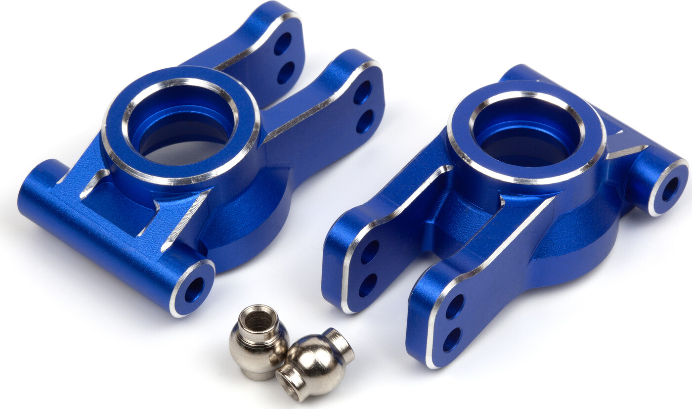 Aluminium Rear Hub Set (blue/2pcs) - Mv150489 - Maverick Rc