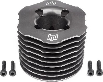 Aluminum Heatsink Head (gunmetal/f5.9) - Hp117268 - Hpi Racing