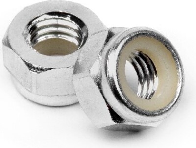 Aluminum Lock Nut M5 (silver/10pcs) - Hp95862 - Hpi Racing