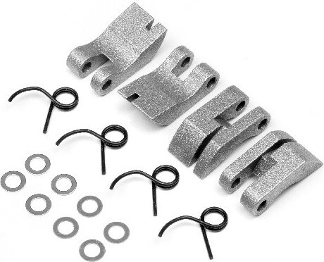 Aluminum Quadra Clutch Shoe/spring Set - Hp111350 - Hpi Racing