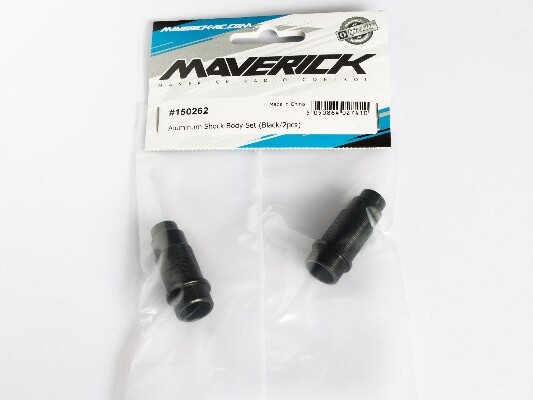 Aluminum Shock Body Set (black/2pcs) - Mv150262 - Maverick Rc