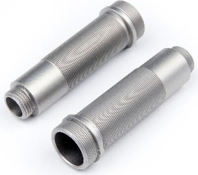 Aluminum Shock Body Set (gunmetal/2pcs) - Hp108073 - Hpi Racing