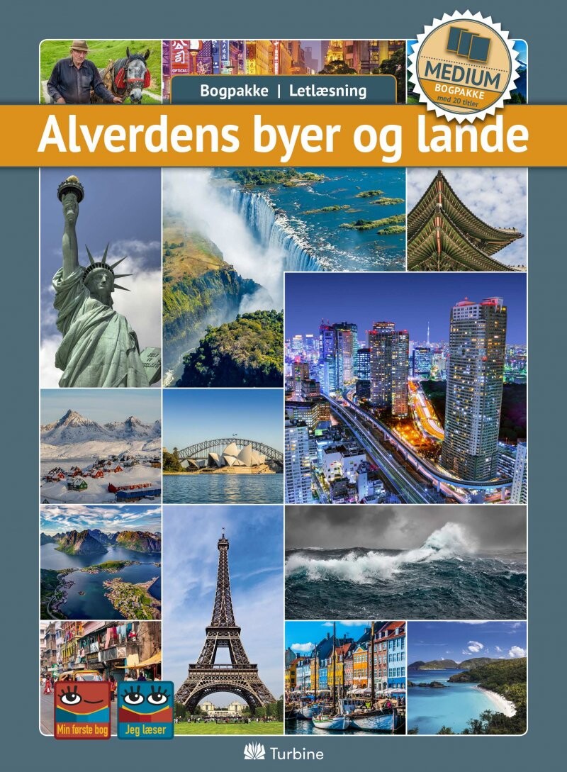 Alverdens Byer Og Lande - Medium 20 Bøger - Bog