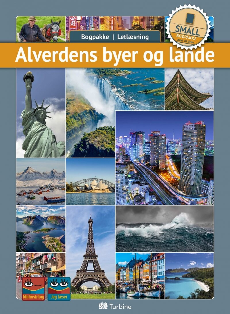 Alverdens Byer Og Lande - Small 10 Bøger - Bog