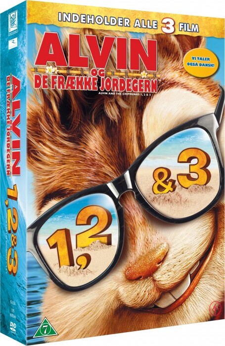 Alvin Og De Frække Jordegern 1-3 / Alvin And The Chipmunks 1-3 - DVD - Film