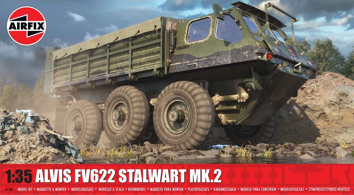 Airfix - Alvis Fv622 Stalwart Mk.2 Model Byggesæt - 1:35 - A1381