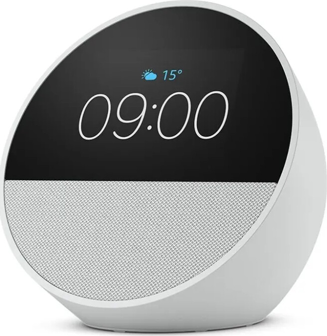 Amazon - Echo Spot (2024) Smart Clock With Powerfull Sound And Alexa