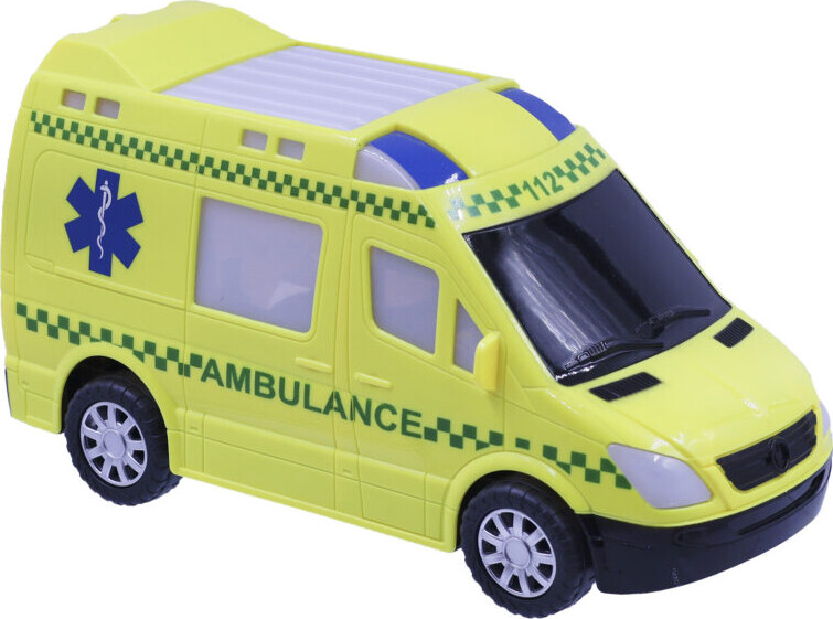 Se Legetøjs Ambulance Med Lyd Og Lys - Bump N' Go - 1:20 hos Gucca.dk