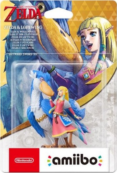 Nintendo Amiibo Figur - Zelda & Loftwing - Legend Of Zelda - Til Switch