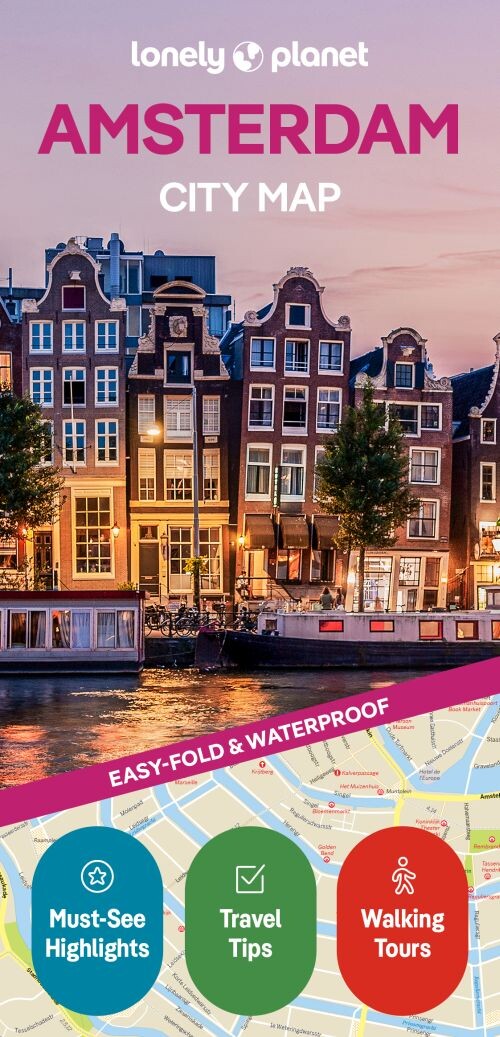 Amsterdam City Map - Lonely Planet - English book
