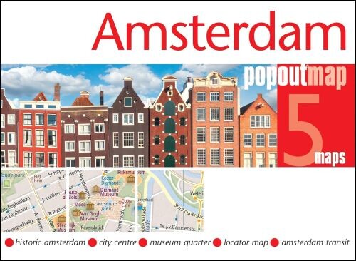 Amsterdam Popout Map - Popout Map - English Book