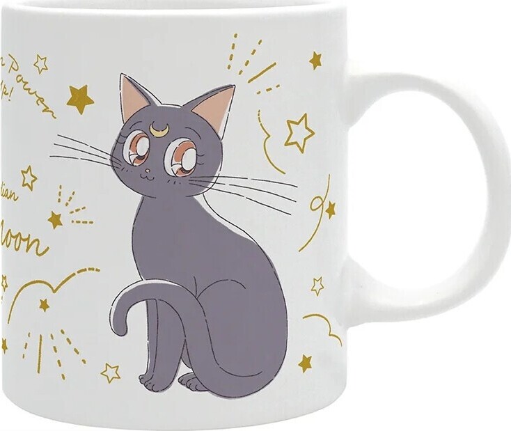 Amstyle - Sailor Moon Mug - Luna & Artemis Cats - 320 Ml - Abystyle Studio