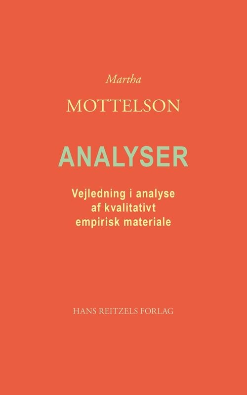 Billede af Analyser - Martha Mottelson - Bog