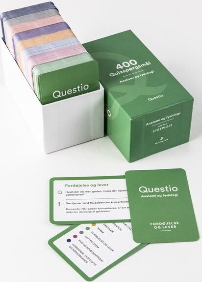 Questio - Anatomi Og Fysiologi Med 400 Quizspørgsmål