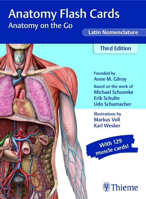 Billede af Anatomy Flash Cards: Anatomy On The Go - Anne M. Gilroy - English Book