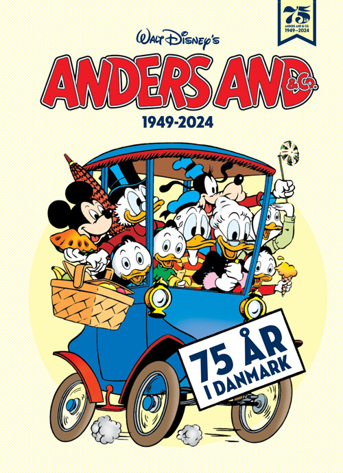 Billede af Anders And & Co. - 75 år I Danmark - Diverse - Tegneserie hos Gucca.dk