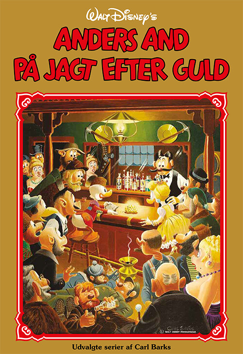 Billede af Anders And Guldbog Nummer 18 - Anders And På Jagt Efter Guld - Disney - Tegneserie hos Gucca.dk