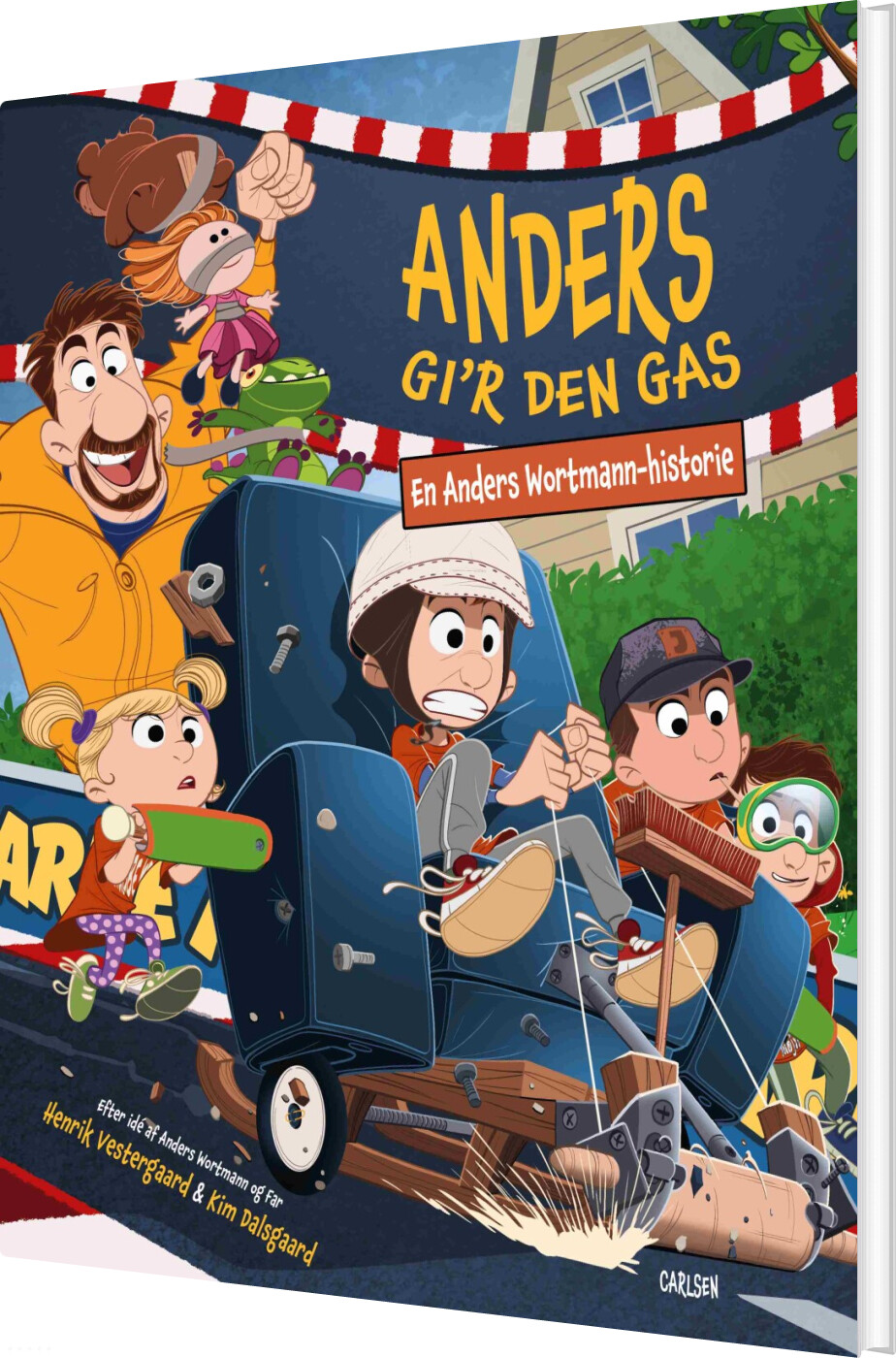 Anders Gi'r Den Gas - Henrik Vestergaard - Bog