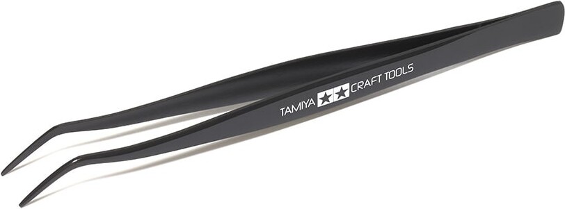 Tamiya - Angled Tweezers - Pincet - 74003