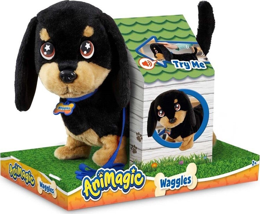 Billede af Animagic - Waggles Hundehvalp - Interaktiv Hund Legetøj