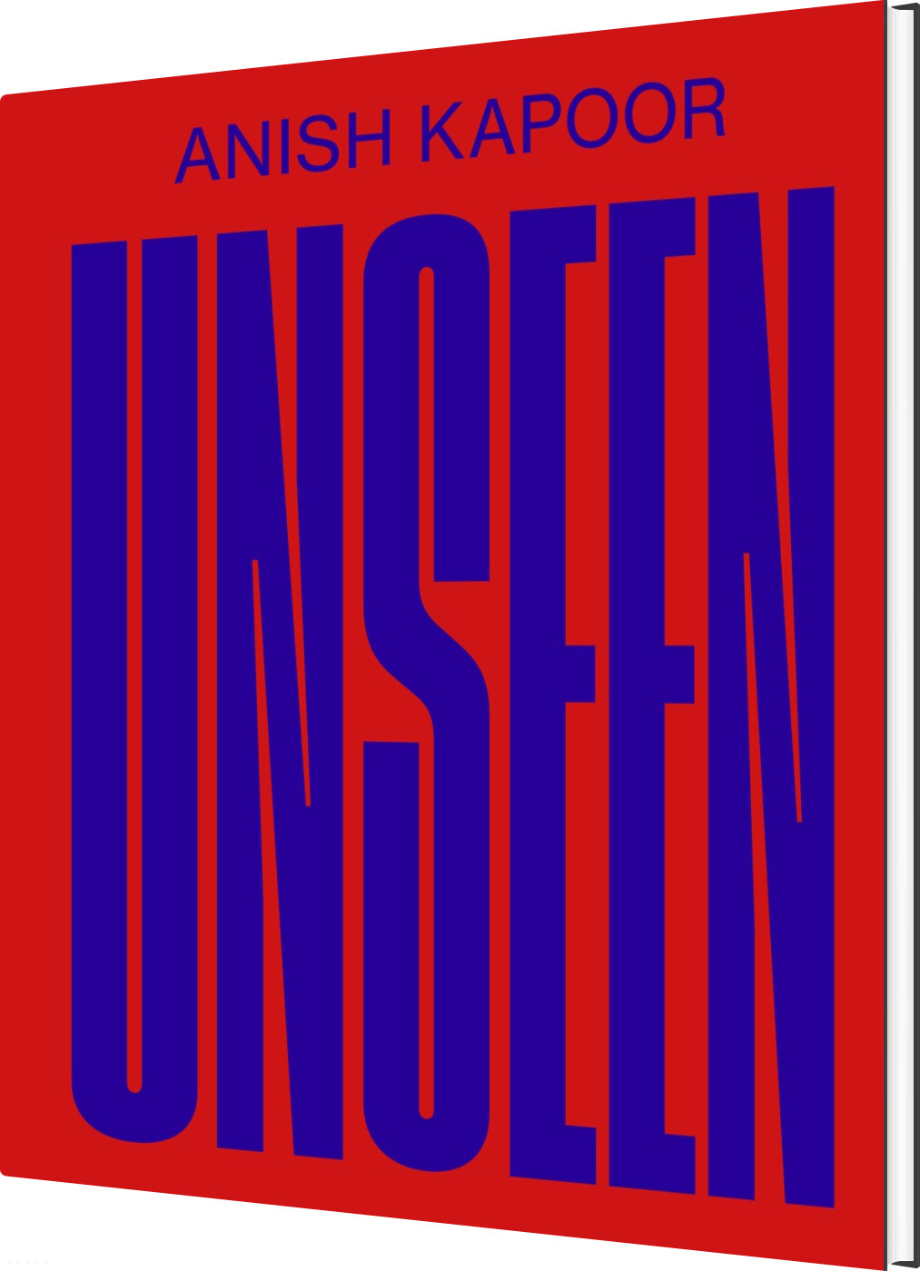 Anish Kapoor - Unseen - Mikkel Bille - English Book