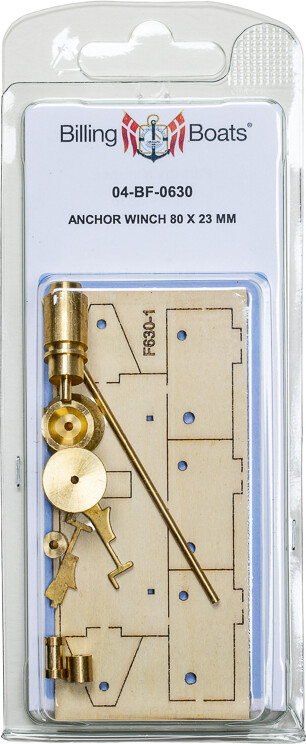 Billing Boats Fittings - Ankerspil - 80 X 23 Mm