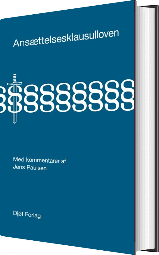 Ansættelsesklausulloven Med Kommentarer - Jens Paulsen - Bog