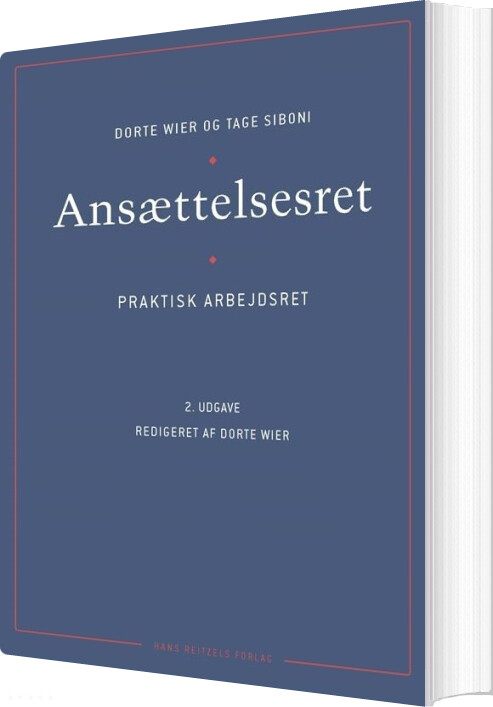 Ansættelsesret - Tage Siboni - Bog