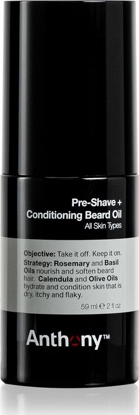 Anthony Logistics Pre Shave + Conditioning Beard Oil (59 ml)