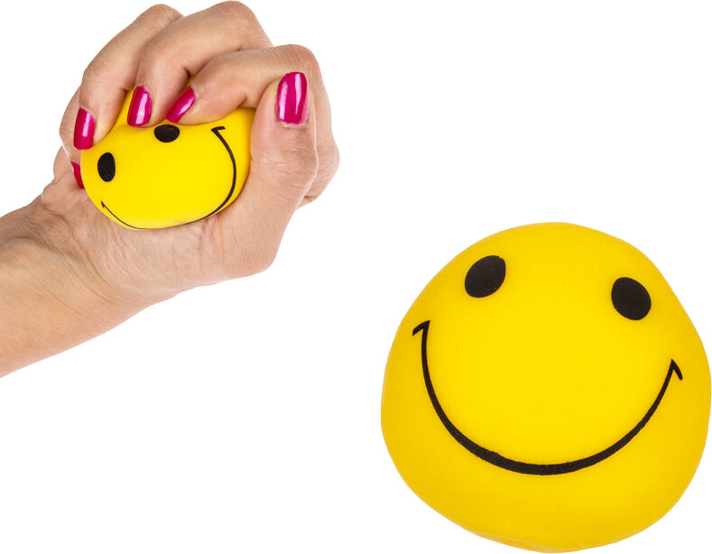 Anti Stress Fidget Bold - Til Børn Og Voksne - Smiley Face