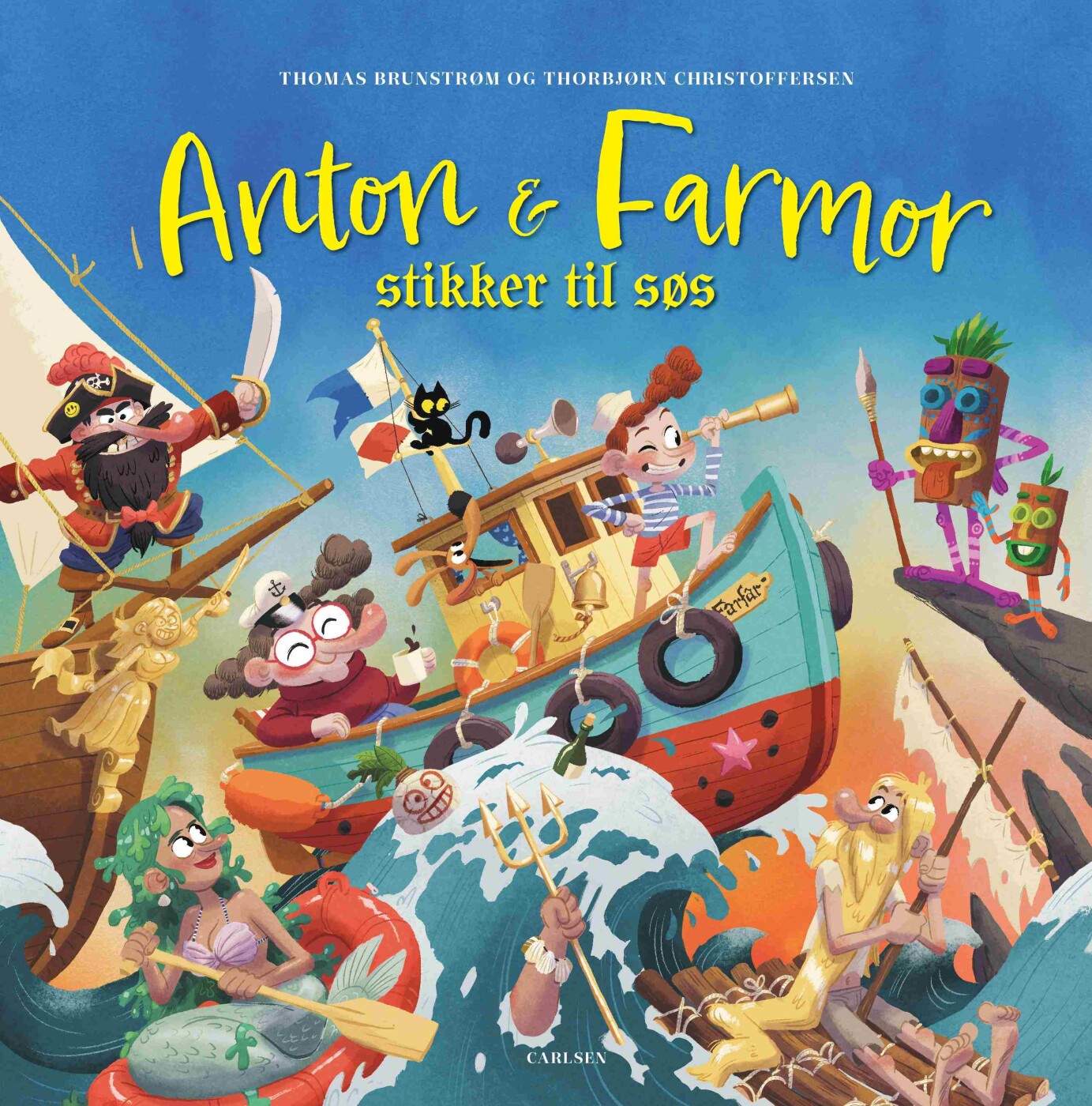 Anton Og Farmor Stikker Til Søs - Thomas Brunstrøm - Bog