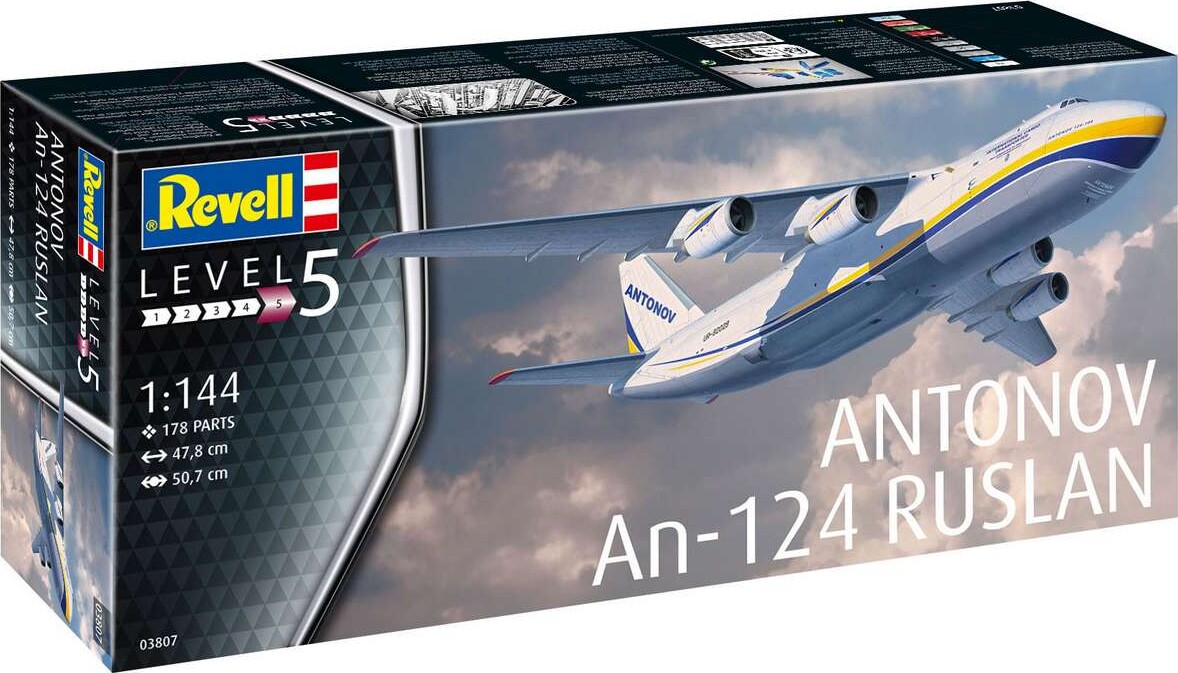 Revell - Antonov An-124 Ruslan - Level 5 - 1:144 - 03807