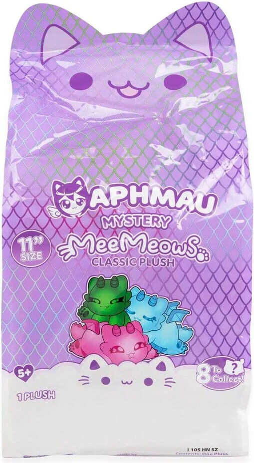 Aphmau - Mystery Meemeows - Classic Plush Dragons - Assorteret