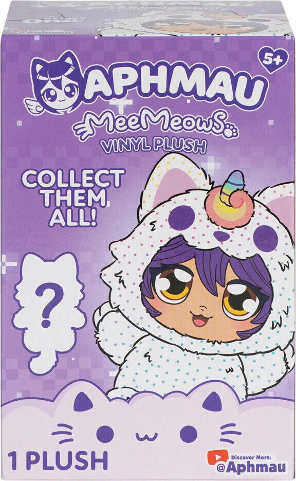 Aphmau - Meemeows Vinyl Plush - Nøglering - 15 Cm - Assorteret
