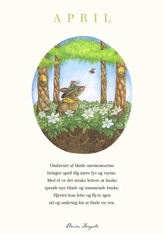 April - året Plakat