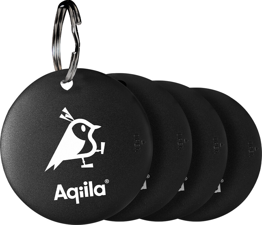 Aqiila Tagbird - 4-pack - Smart Tag - iOS & Android