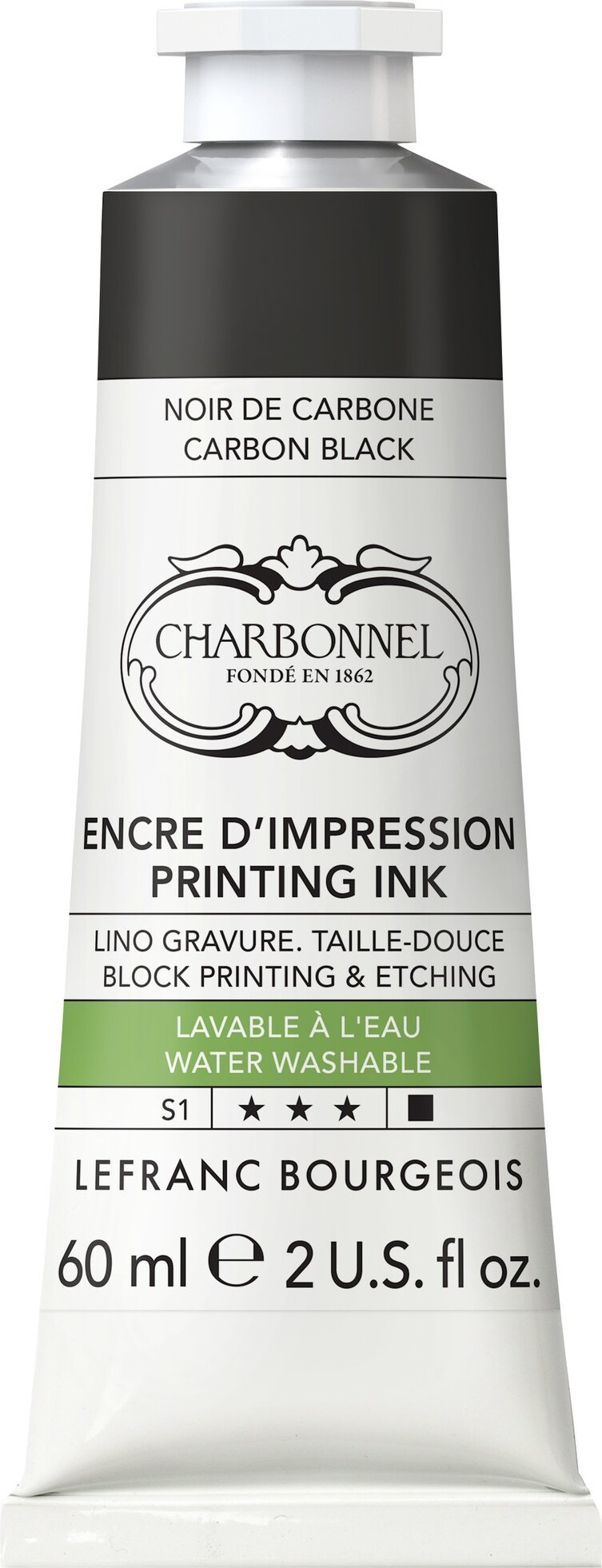 Billede af Charbonnel - Printing Ink Blæk - Carbon Black 150 Ml