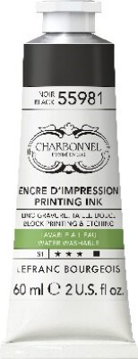 Billede af Charbonnel - Printing Ink Blæk - Sort 60 Ml